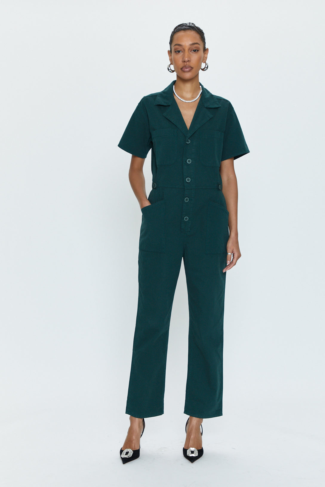 Grover Short Sleeve Field Suit - Pine
            
              Sale